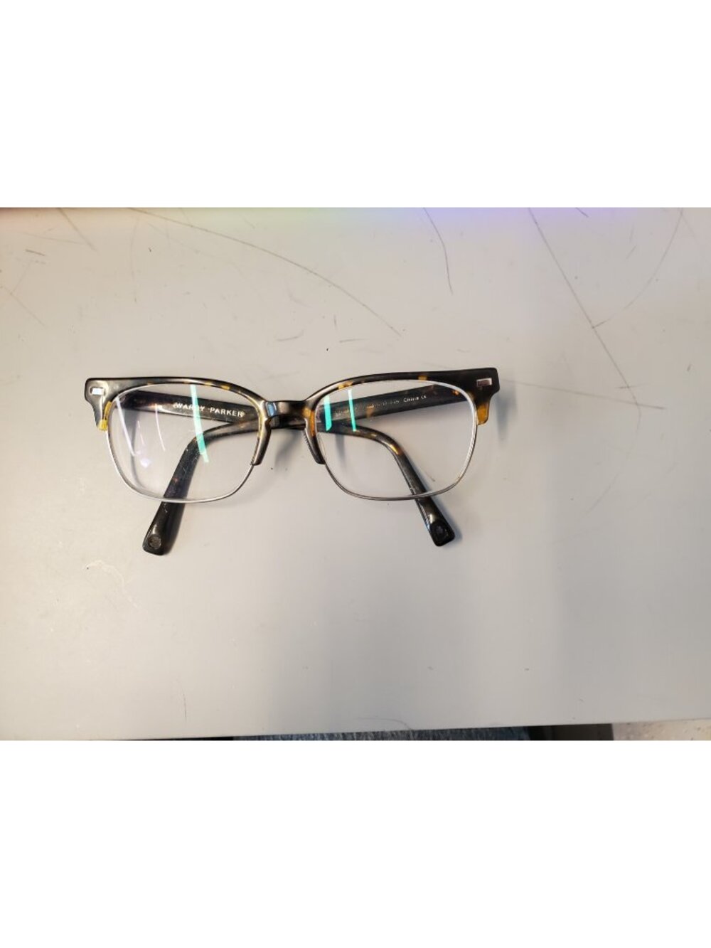 Warby Parker Ames Whiskey Tortoise Silver – 54-18-145 glasses frames 2 of 2